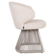 Outdoor dining chair Nuba beige alpine