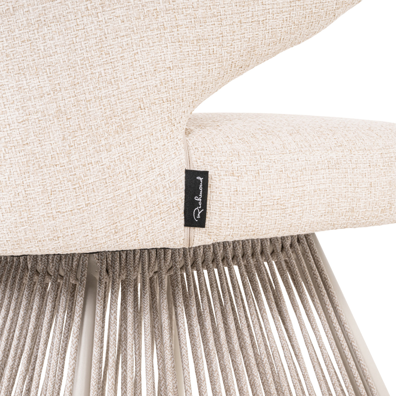 Outdoor dining chair Nuba beige alpine
