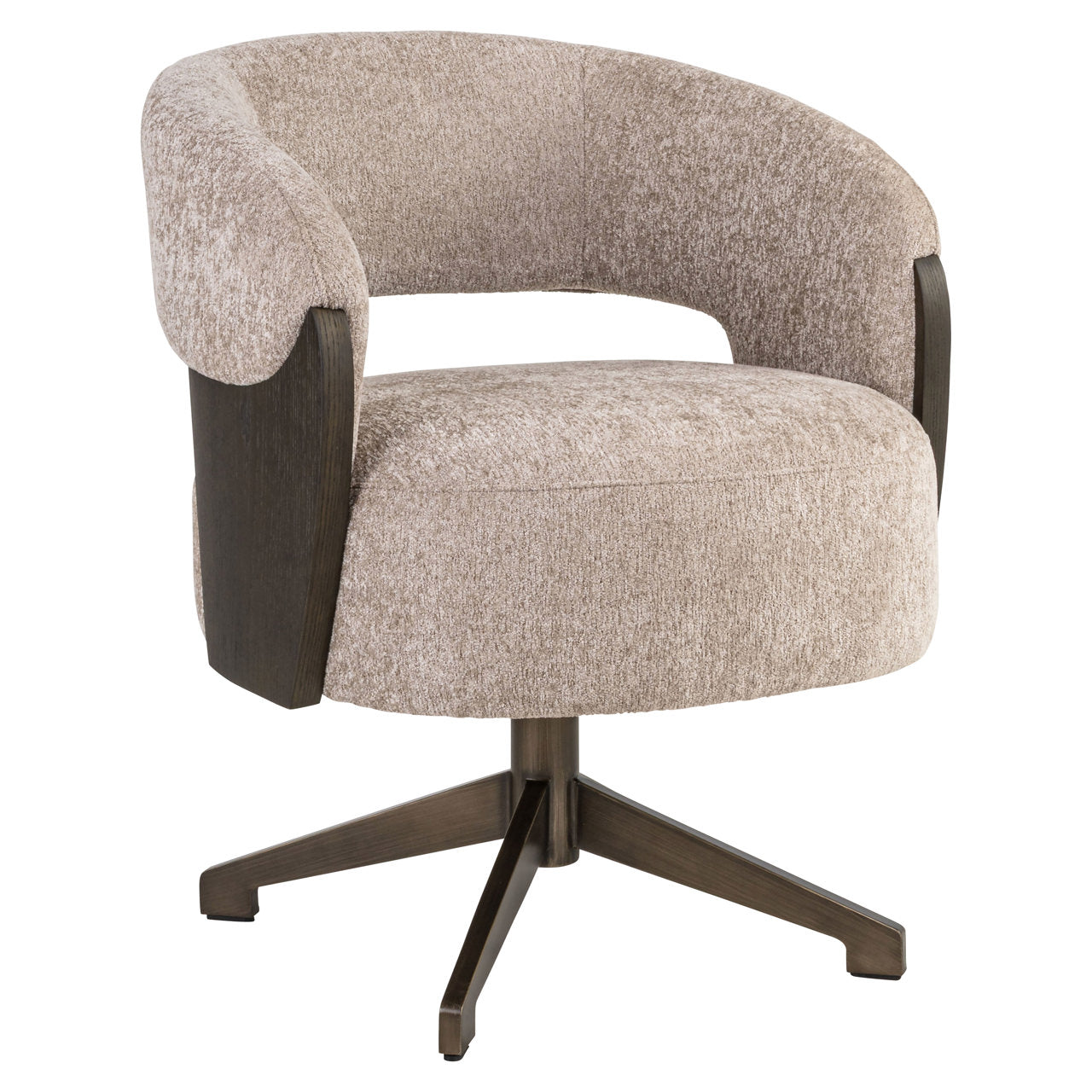 Dining chair Pollux be easy sand oak - swivel