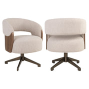 Dining chair Pollux lodge desert walnut - swivel