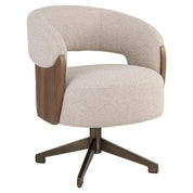 Dining chair Pollux lodge desert walnut - swivel
