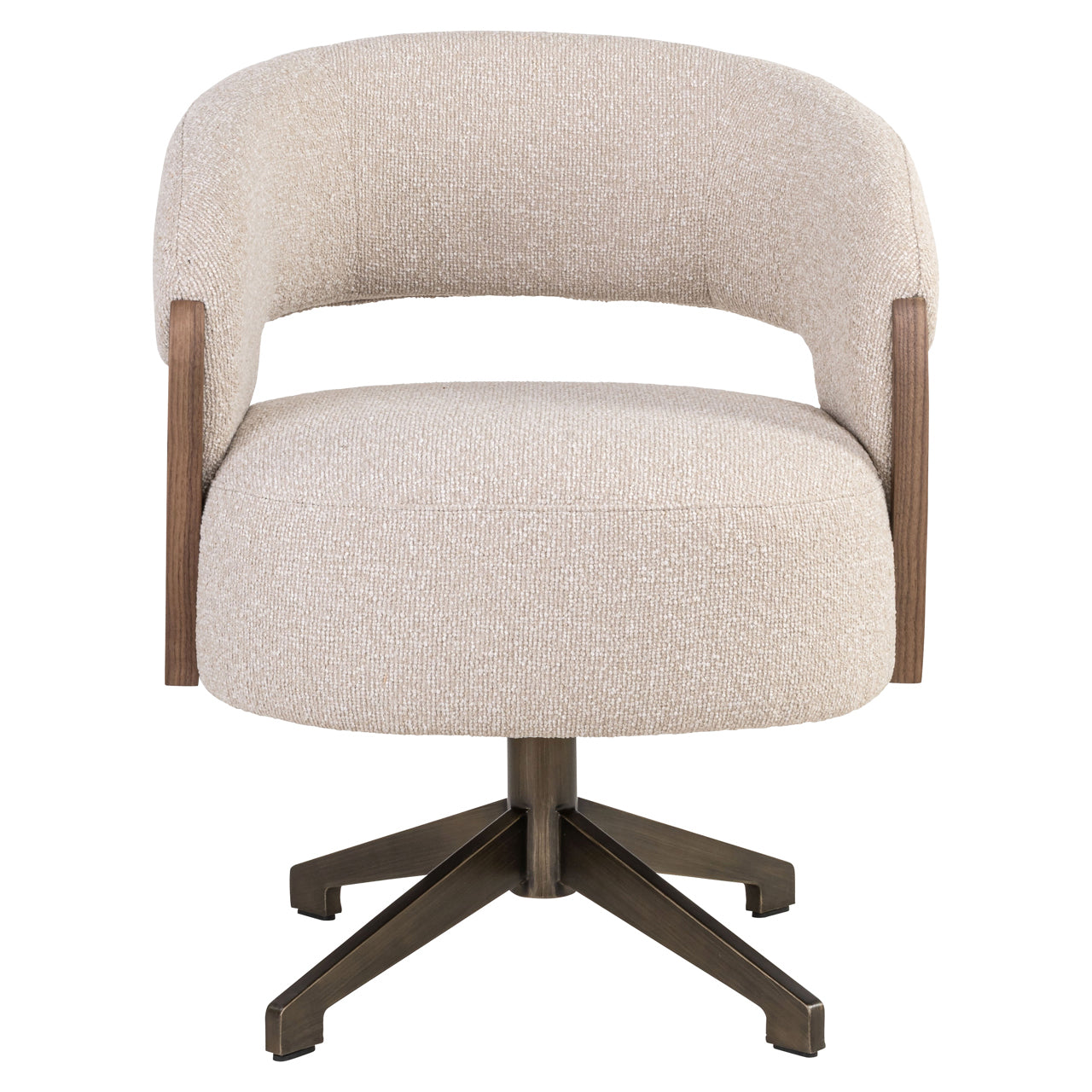 Dining chair Pollux lodge desert walnut - swivel