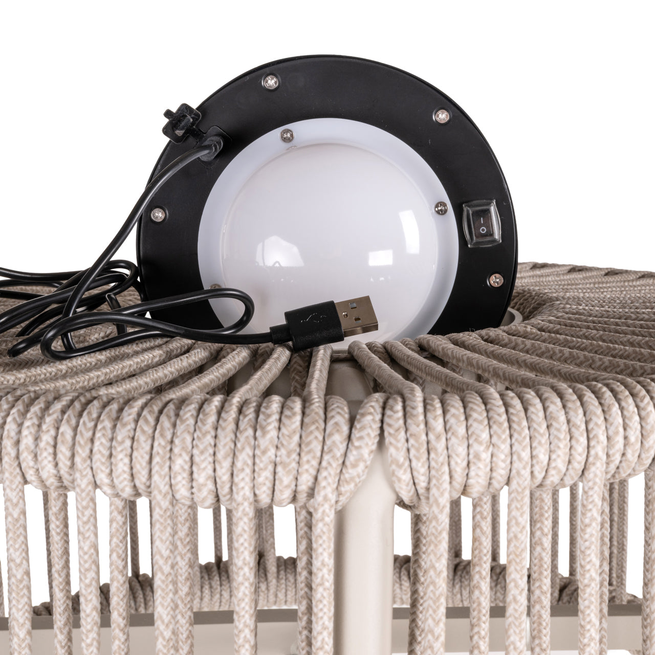 Outdoor floor lamp Lunar light beige