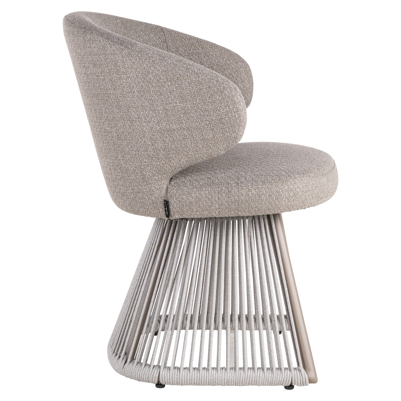 Outdoor dining chair Nuba greige alpine