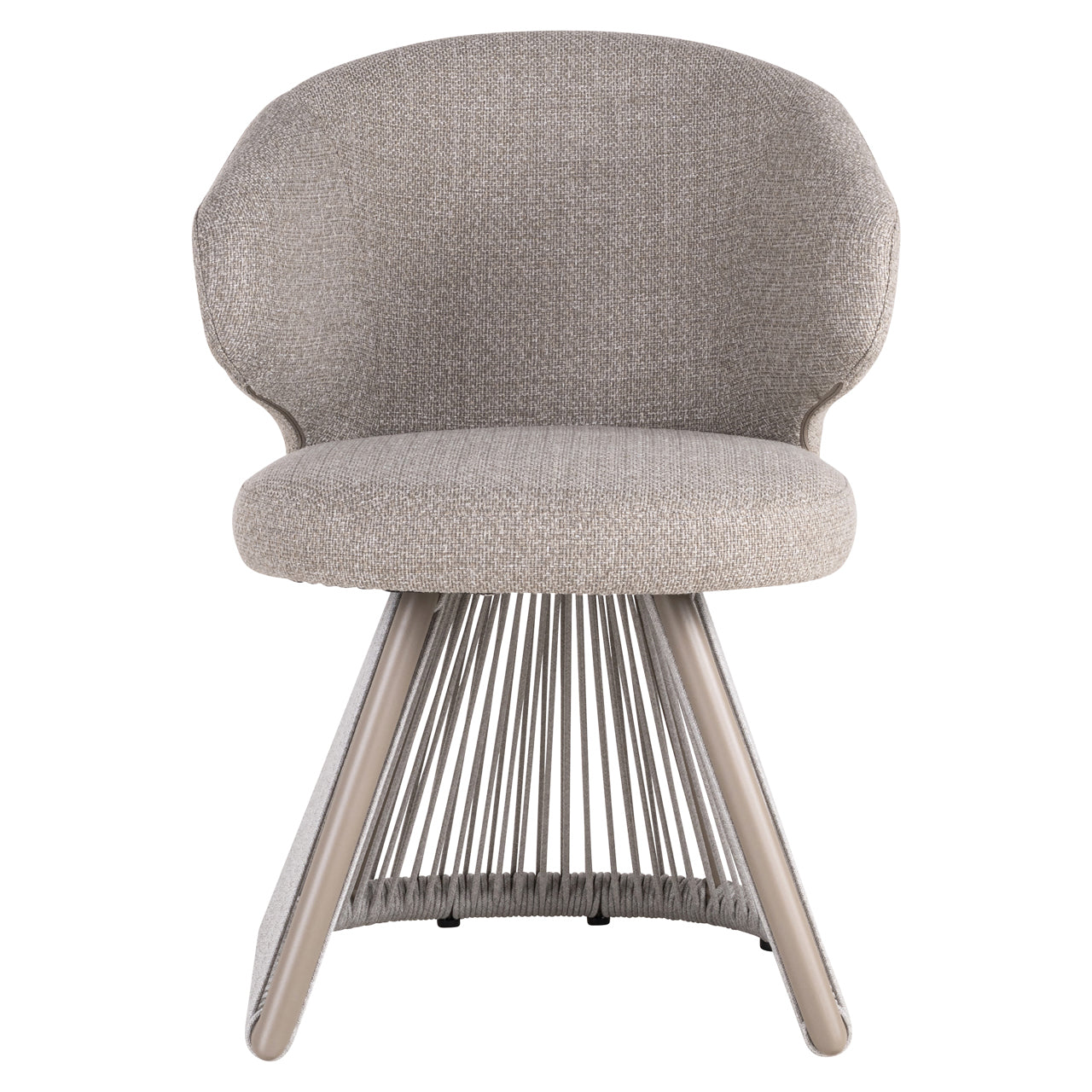 Outdoor dining chair Nuba greige alpine