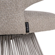 Outdoor dining chair Nuba greige alpine