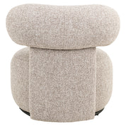 Lounge chair Kaya cayenne brown swivel