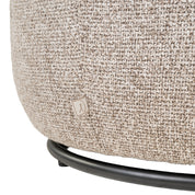 Lounge chair Kaya cayenne brown swivel