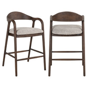 Counter stool Mihara mocca fancy fire retardant