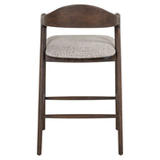Counter stool Mihara mocca fancy fire retardant