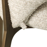 Dining chair Kenzi natural linear fire retardant