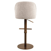 Bar stool Vesper mocca fancy swivel