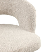 Dining chair Blanca natural fancy fire retardant