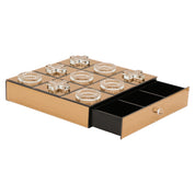 Decorative game Victoria brown Tic-Tac-Toe
