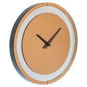 Wall lamp Julia brown - Led Clock