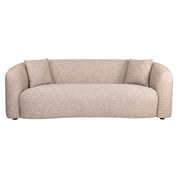 Sofa Luxandra sand tweed fire retardant