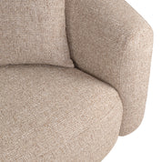Sofa Luxandra sand tweed fire retardant