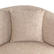Sofa Luxandra sand tweed fire retardant