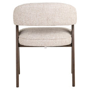 Dining chair Mori cream tweed fire retardant
