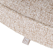 Dining chair Mori cream tweed fire retardant