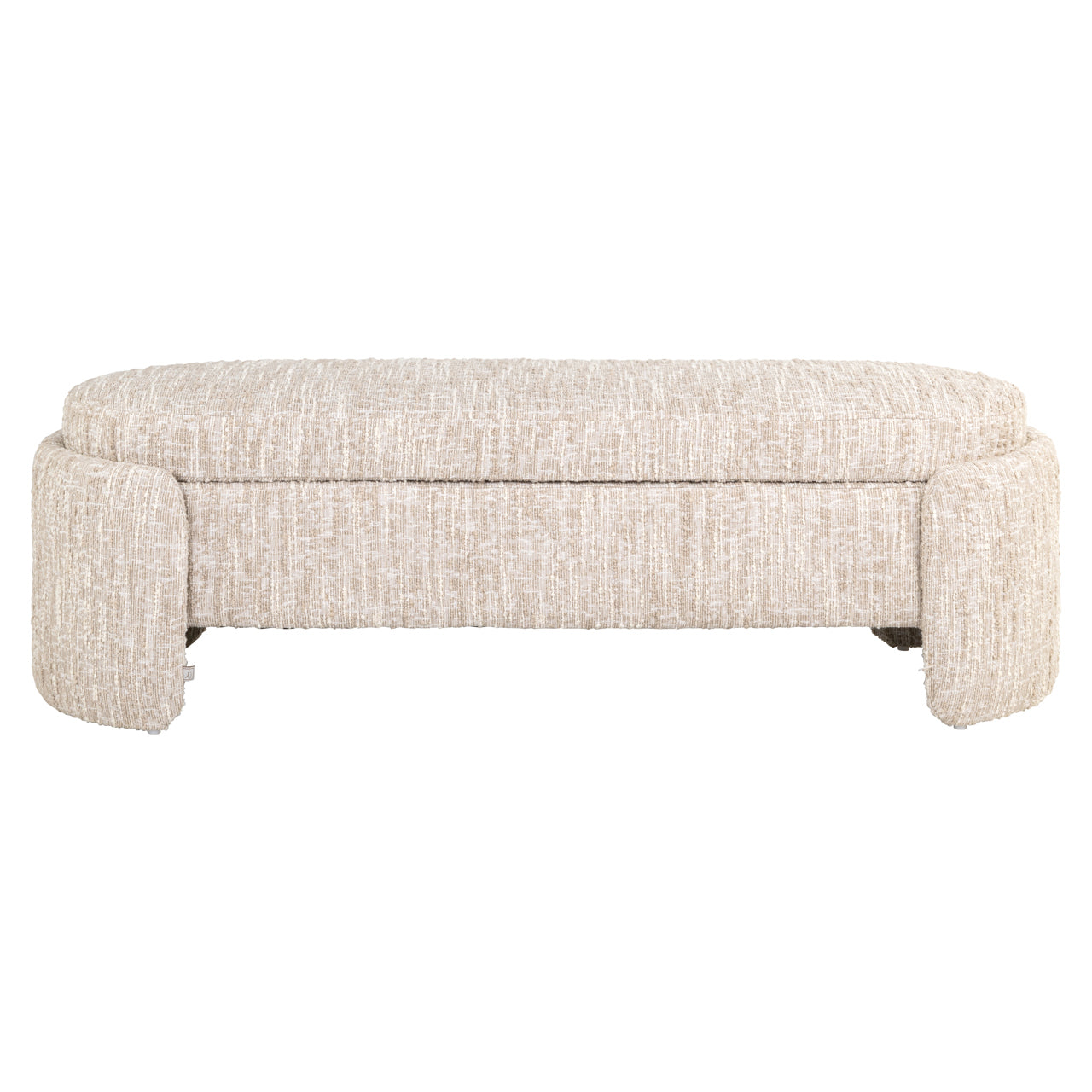 Bench Cupid beige angora with storage