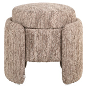 Pouffe & Footstool Cupid mocca linear with storage