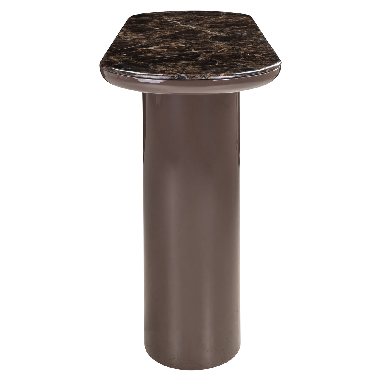 Console Almundi chocolate brown
