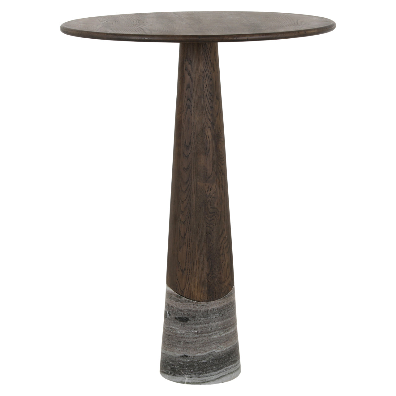 Bar table Harper Smoked charchoal 81Ø