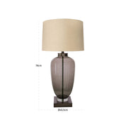 Table lamp Monsoe smoke