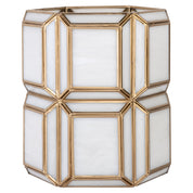 Hurricane light Ariana brass antique small