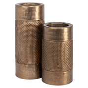 Candle holder Sky brushed gold large