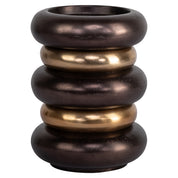 Candle holder Eve bronze small