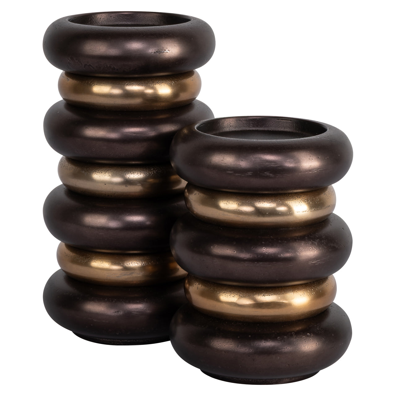 Candle holder Eve bronze large