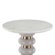 End table Villeray white