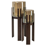 Hurricane light Paige walnut small