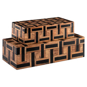 Storage box Floor brown large