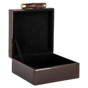 Storage box Echo dark brown small