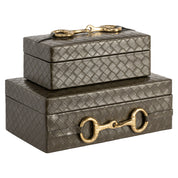 Storage box Blade olive small