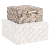 Storage box Chalenny brown small