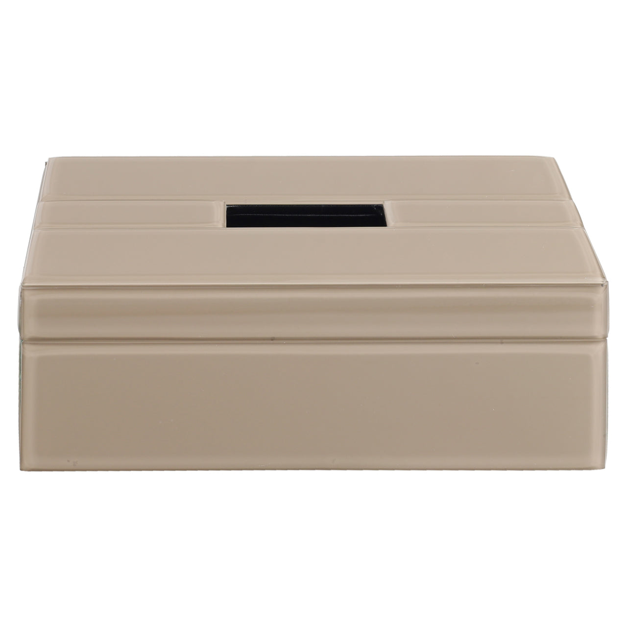 Decorative object Viper taupe tissue box