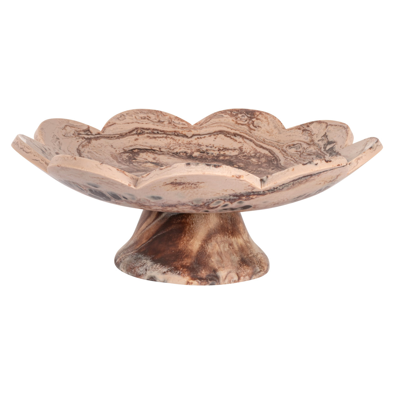 Bowl Peony chocolate brown