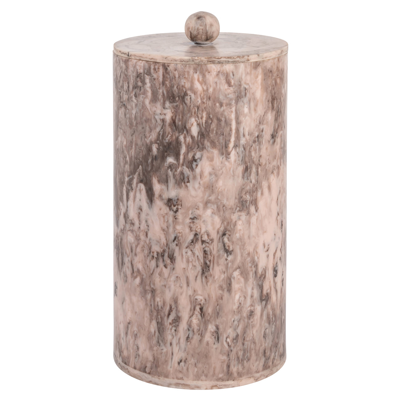 Storage box Rosaline chocolate brown storage jar large
