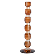 Candle holder Lowan brown large
