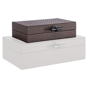 Storage box Billie dark brown small