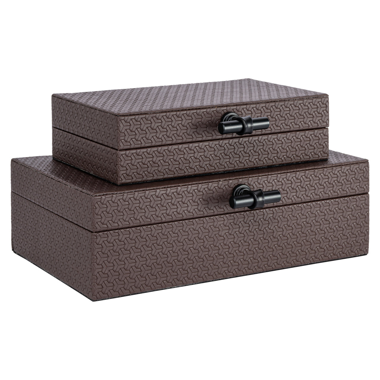 Storage box Billie dark brown large