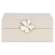 Storage box Lillie ivory small