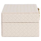 Storage box Lillie ivory small