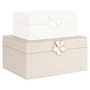 Storage box Lillie ivory large