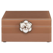 Storage box Floral brown small