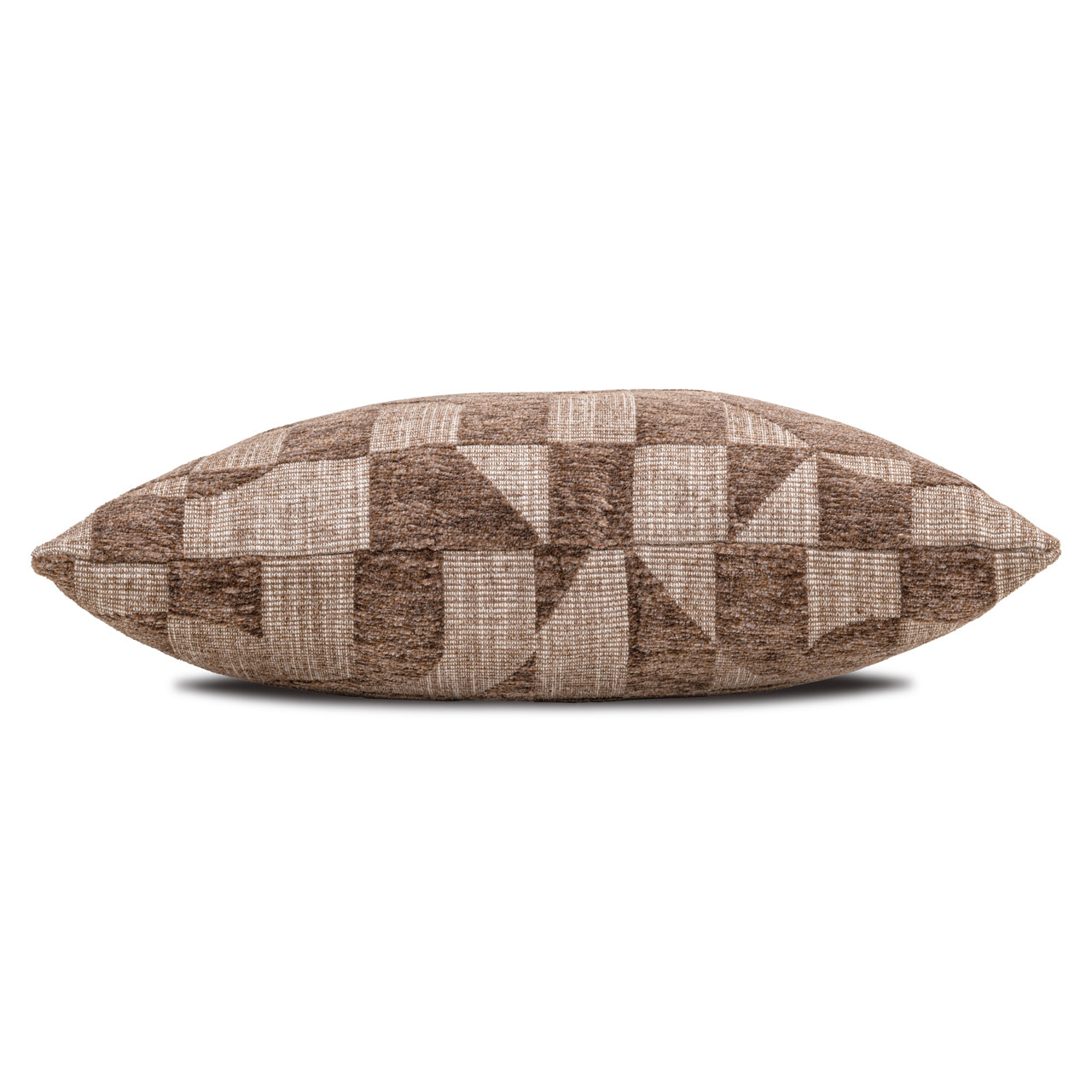 Cushion Aria brown geometric